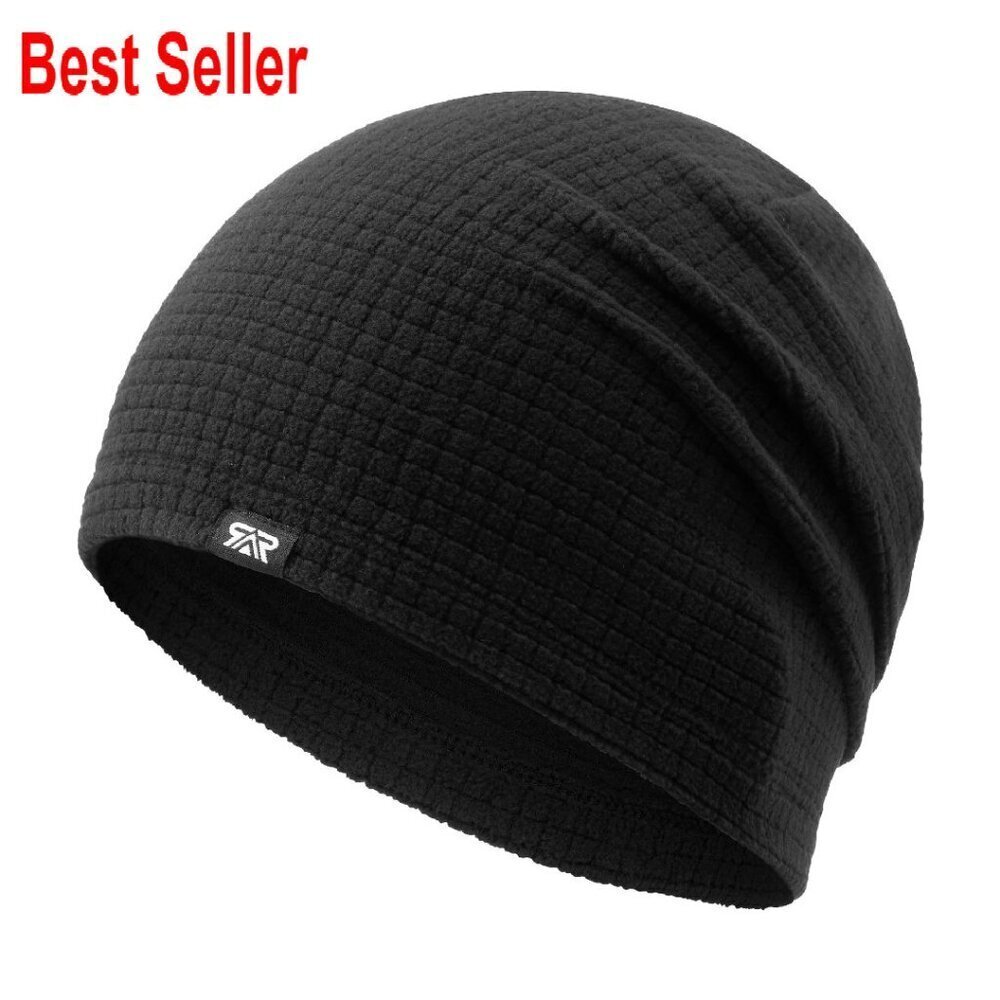 Classic Checkered Slouchy Beanie Winter Hat Warm Polyester Unisex Fit